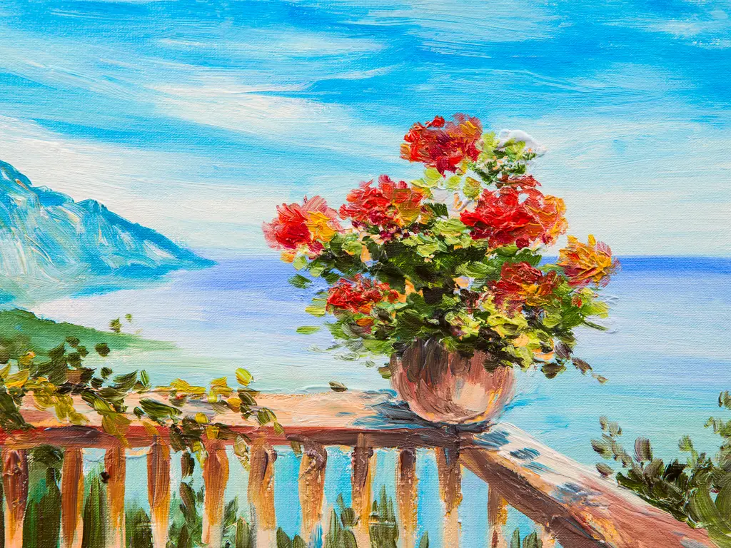 Coastal Canvas Bouquet – 7500 piece jigsaw puzzle on JigsawFusion