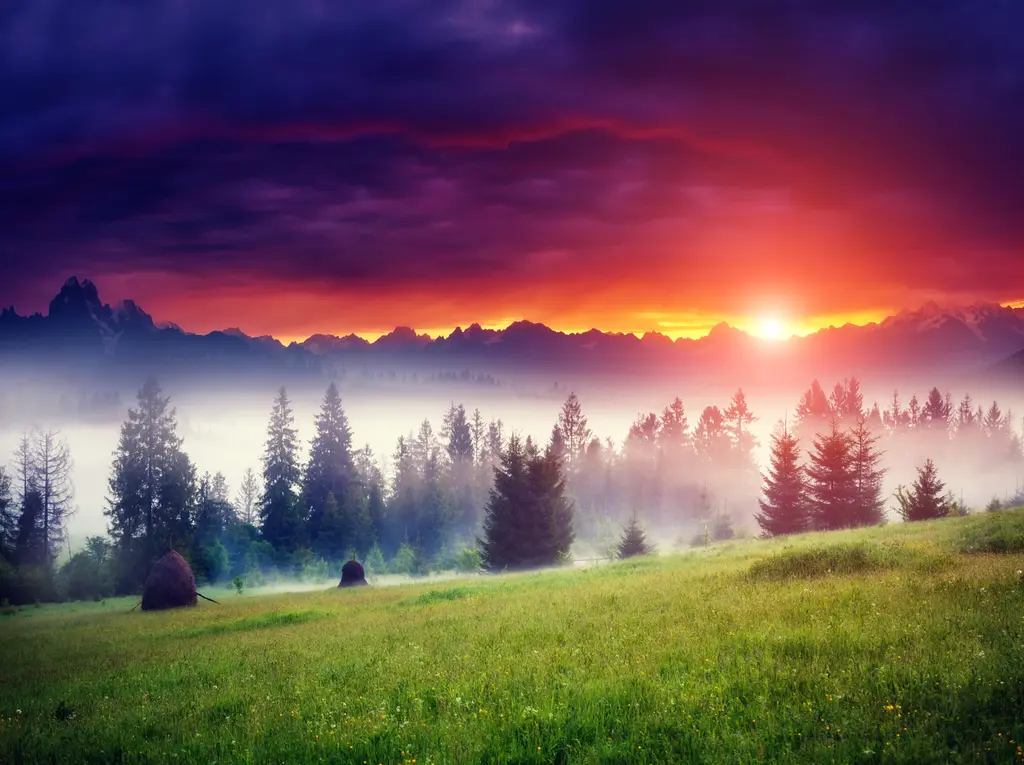 Svaneti Sunrise Glow – 7500 piece jigsaw puzzle on JigsawFusion