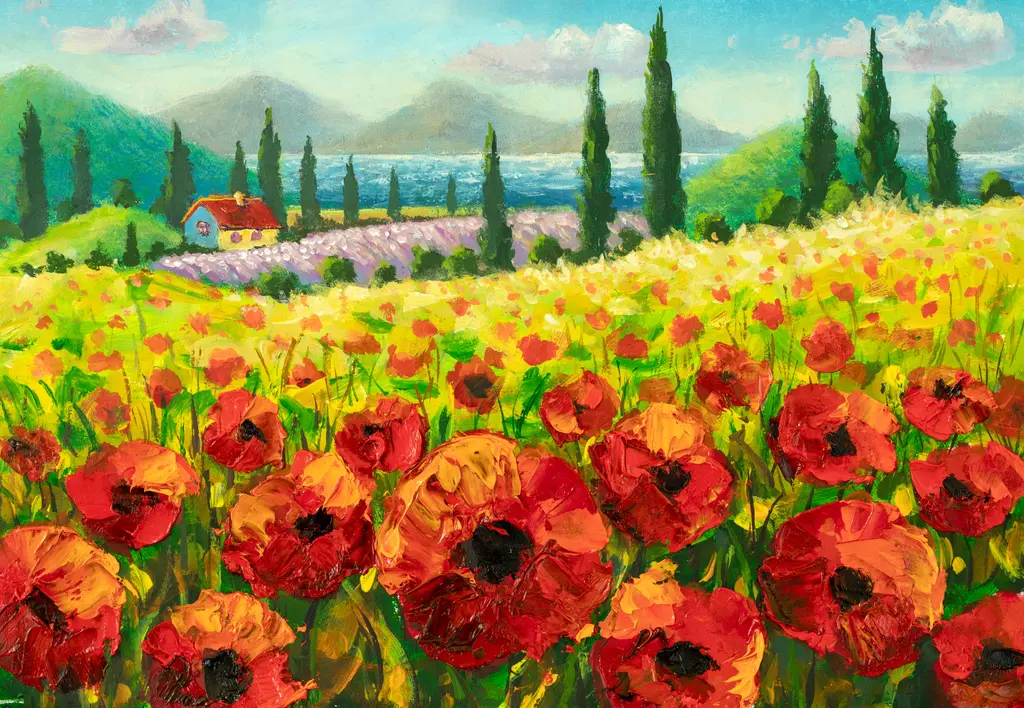 Tuscany in Bloom – 7500 piece jigsaw puzzle on JigsawFusion