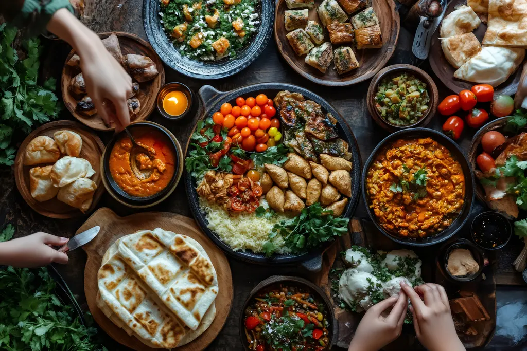 Shared Feast – 9000 piece jigsaw puzzle on JigsawFusion