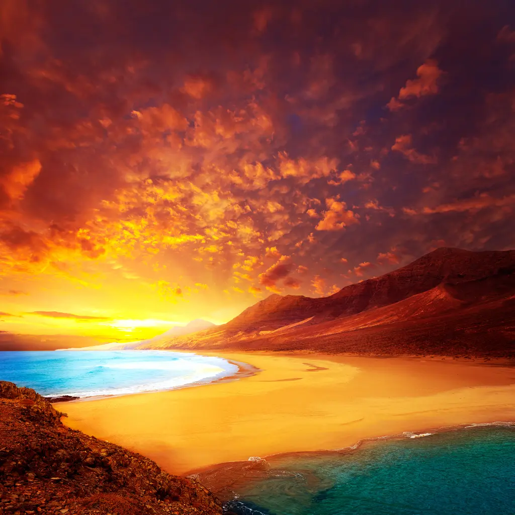 Burning Sky, Quiet Shore – 6000 piece jigsaw puzzle on JigsawFusion