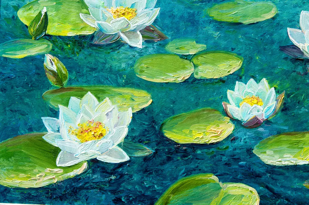 Water Lily Dreams – 7000 piece jigsaw puzzle on JigsawFusion